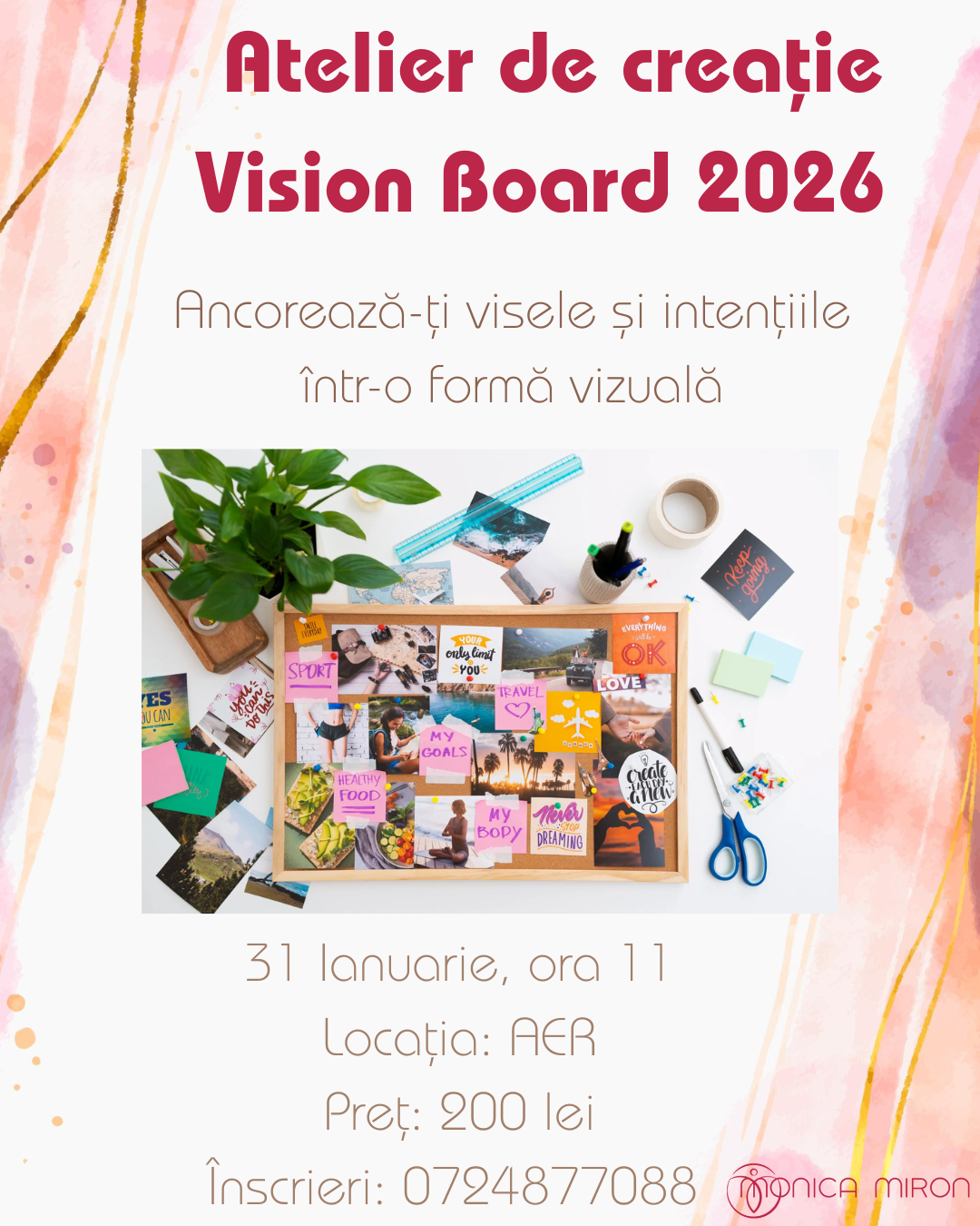 Atelier de creație Vision Board 2026