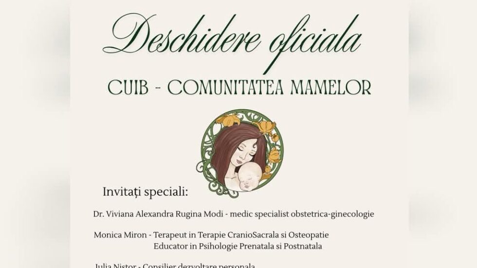 Deschiderea CUIB-Comunitatea Mamelor, Piatra Neamț